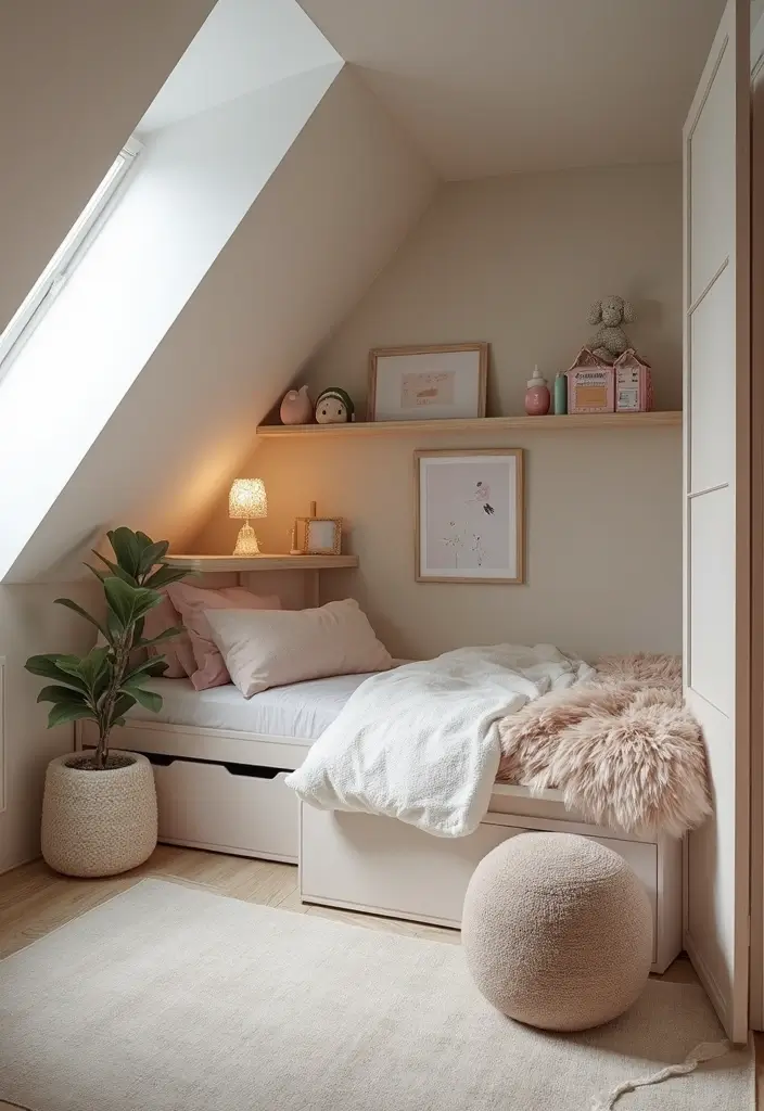 30 Attic Bedroom Ideas for Kids That Feel Magical and Fun - Houzerio