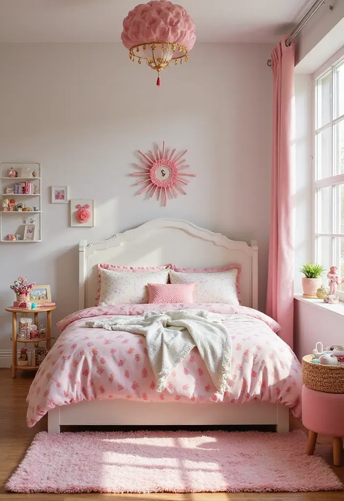 30 Toddler Girls Bedroom Ideas That Are Cute Whimsical 11. Sweet Dreams in Candyland