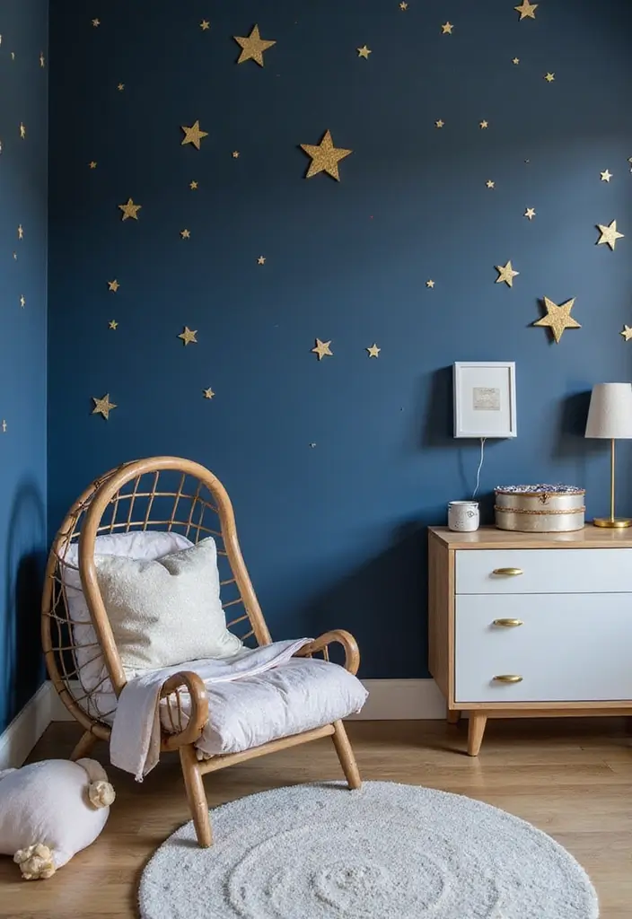 30 Toddler Girls Bedroom Ideas That Are Cute Whimsical 12. Starry Night Sky