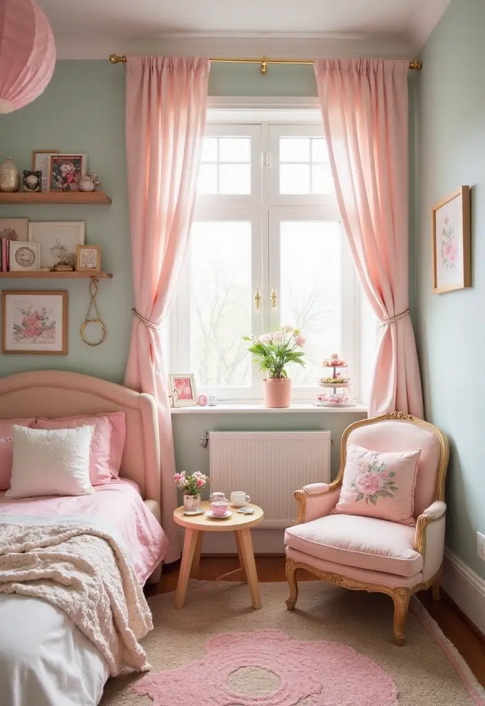 30 Toddler Girls Bedroom Ideas That Are Cute Whimsical 26. Cozy Tea Party