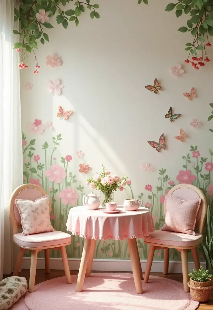 30 Toddler Girls Bedroom Ideas That Are Cute Whimsical 6. Fairytale Garden