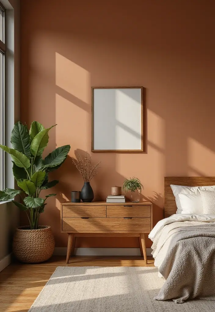 25 Bedroom Wall Painting Ideas Creativity Design That Inspire You 1. Natural Earth Tones