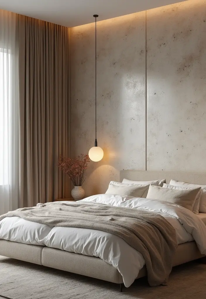 25 Bedroom Wall Painting Ideas Creativity Design That Inspire You 11. Textured Walls