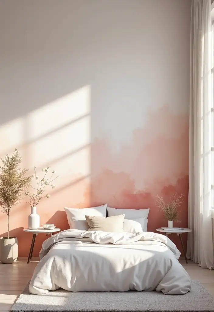 25 Bedroom Wall Painting Ideas Creativity Design That Inspire You 16. Watercolor Walls
