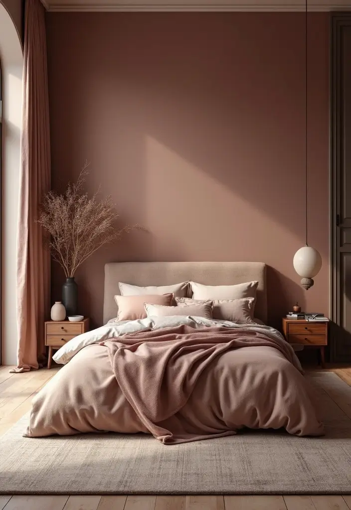 25 Bedroom Wall Painting Ideas Creativity Design That Inspire You 21. Monochromatic Schemes