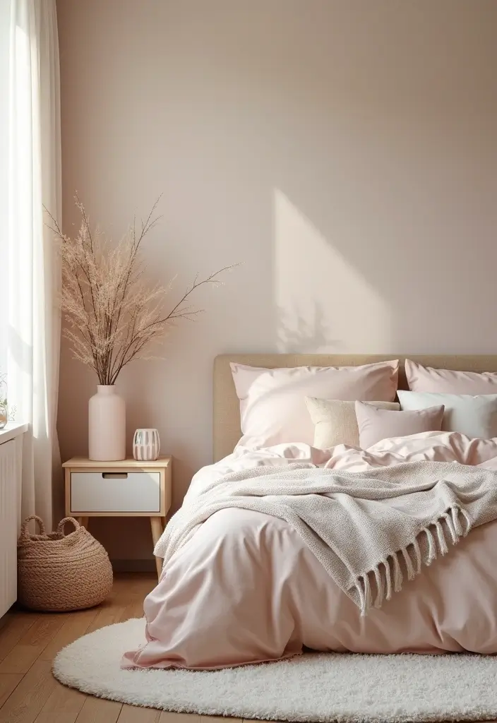 25 Bedroom Wall Painting Ideas Creativity Design That Inspire You 9. Pastel Dreams