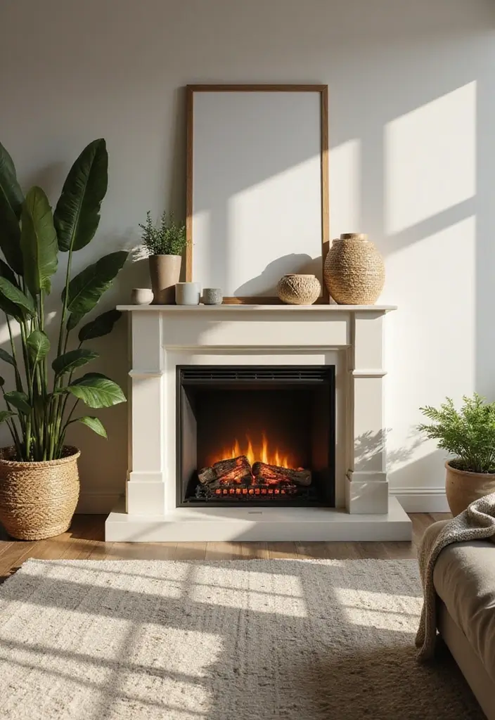 30 Electric Fireplace Ideas Bedroom That Add Warmth and Luxury 11. Eco Friendly Electric Fireplaces