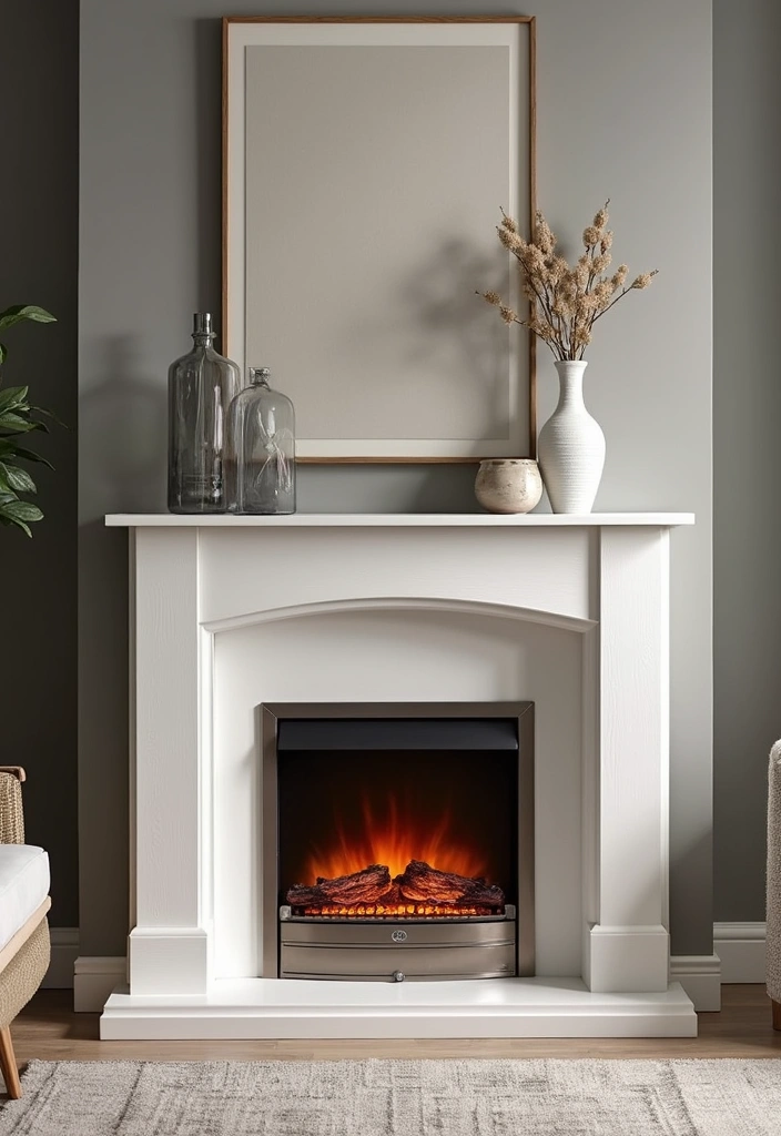 30 Electric Fireplace Ideas Bedroom That Add Warmth and Luxury 3. Electric Fireplaces with Mantels