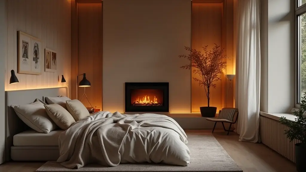 30 Electric Fireplace Ideas Bedroom That Add Warmth and Luxury