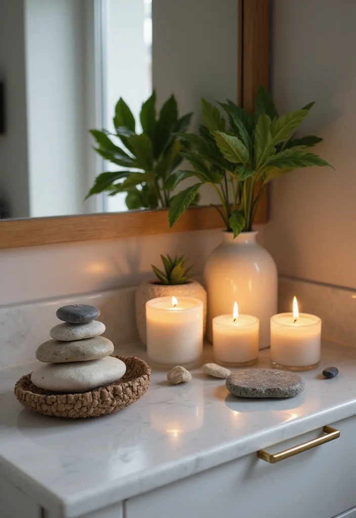 14 Boho Bathroom Vanity Ideas With Natural Style 13. Zen Corner