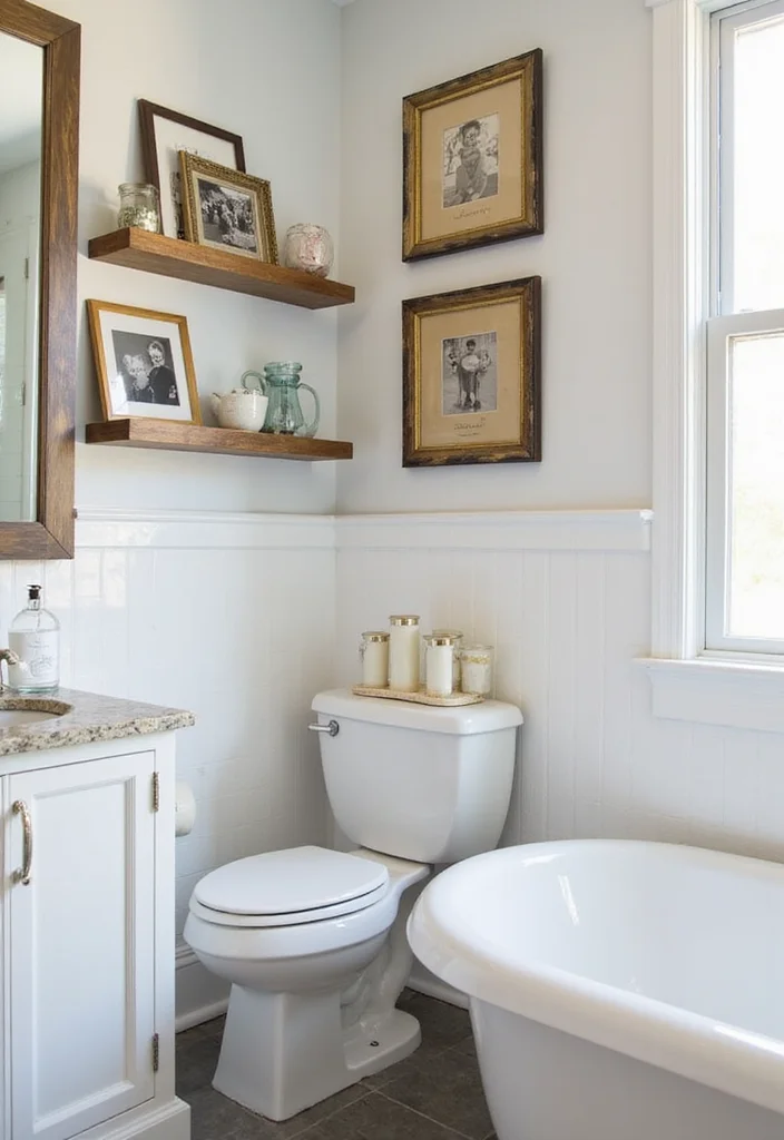14 Brown Bathroom Ideas With Cozy Charm 14. Personal Touches