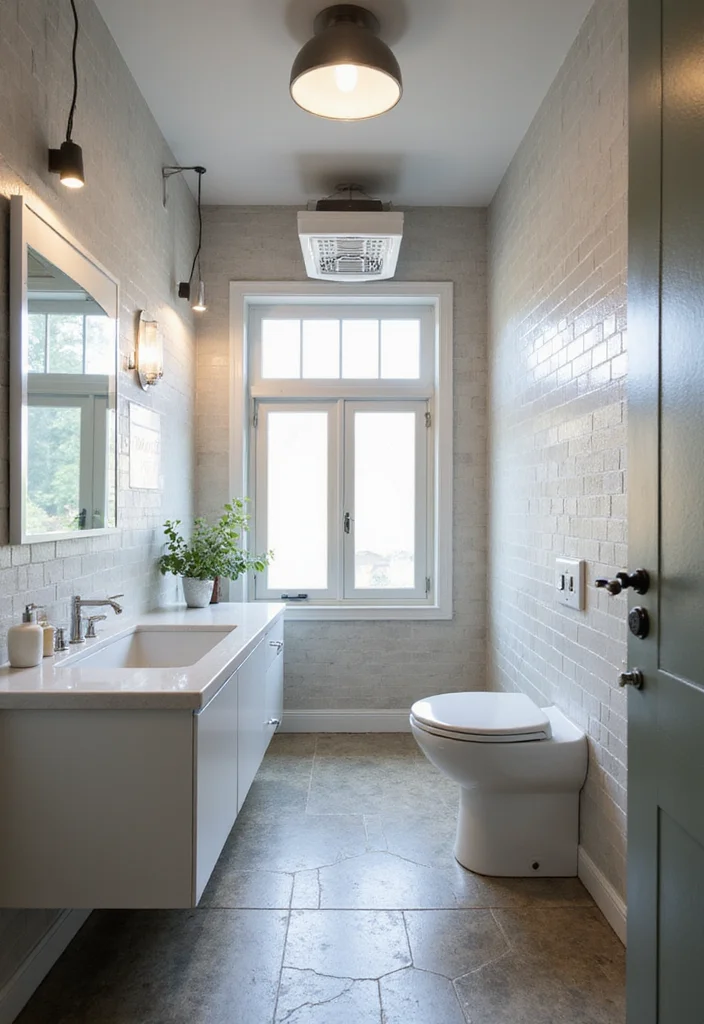 14 Shop Bathroom Ideas For Small Commercial Spaces 13. Efficient Airflow