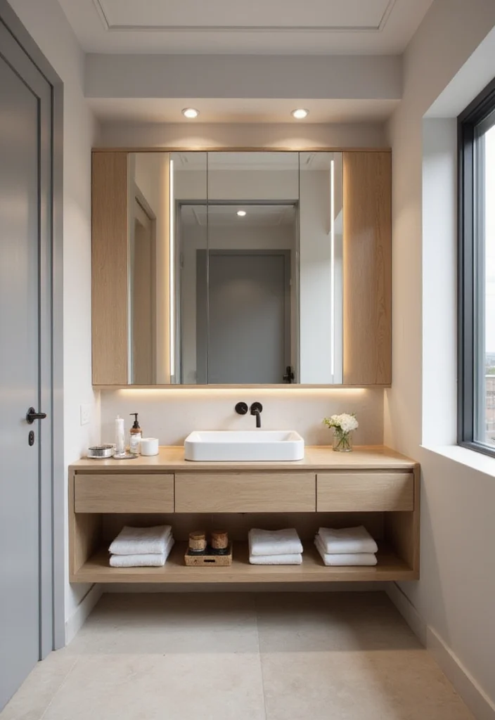 14 Single Sink Bathroom Vanity Ideas For Small Spaces 3. Floating Vanities