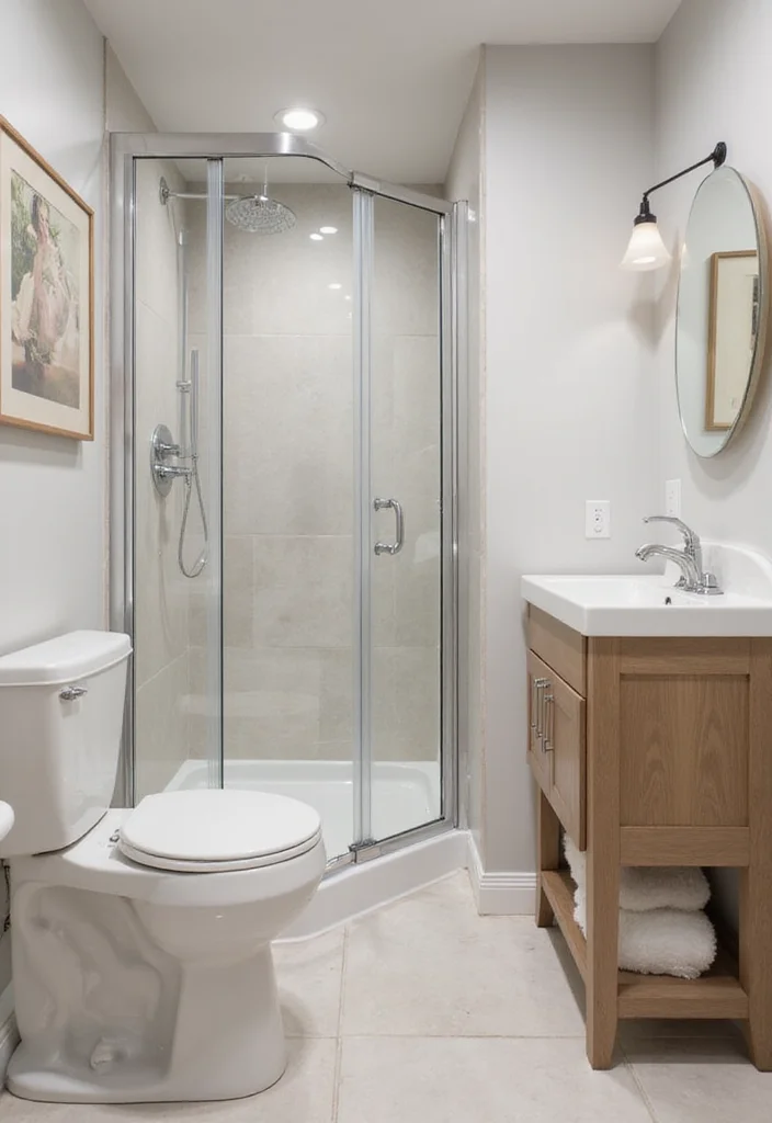 14 Single Sink Bathroom Vanity Ideas For Small Spaces 4. Compact Corner Solutions