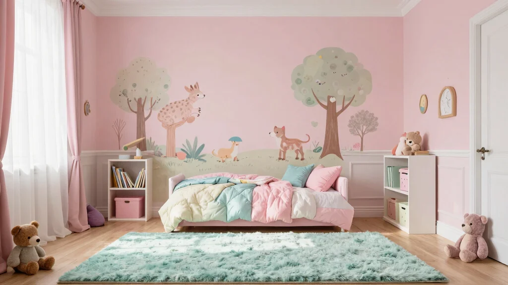 14 Toddler Girl Bedroom Paint Ideas With Soft Colour
