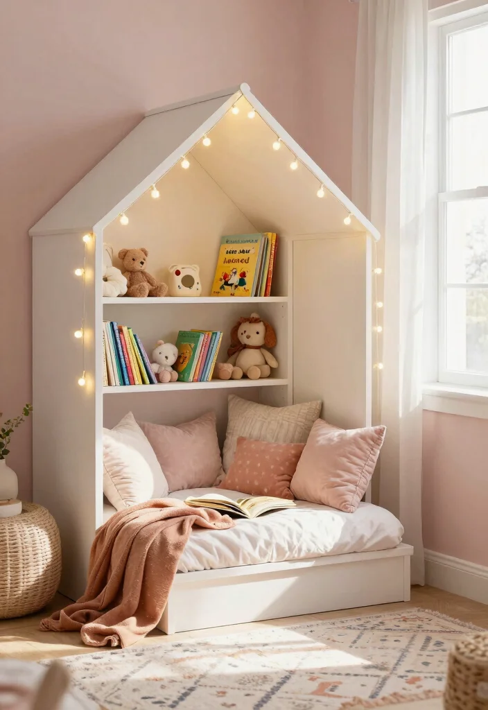 14 Toddler Girl Boho Bedroom Ideas With Free Spirit Style 4. Cozy Reading Nooks