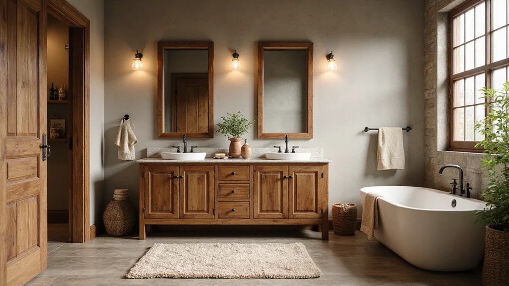 14 Wood Vanity Bathroom Ideas With Warm Texture