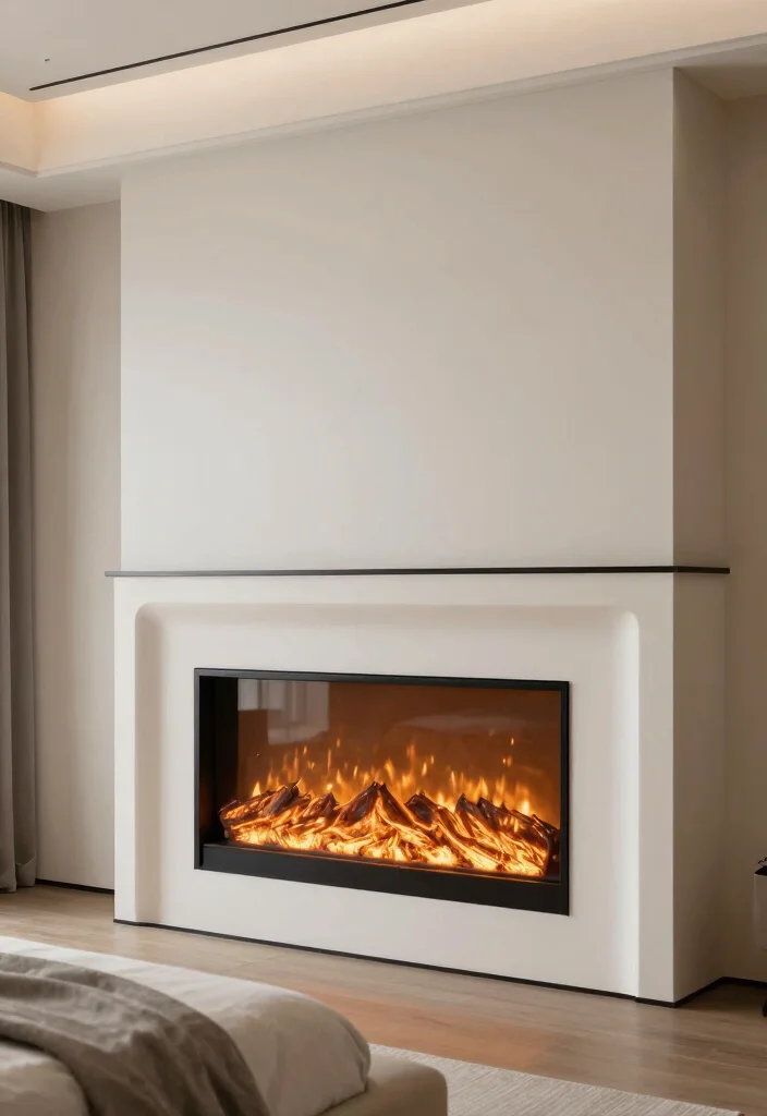 15 Electric Fireplace With Mantle Bedroom Ideas For Classic Warmth 15. Custom Built In Electric Fireplaces