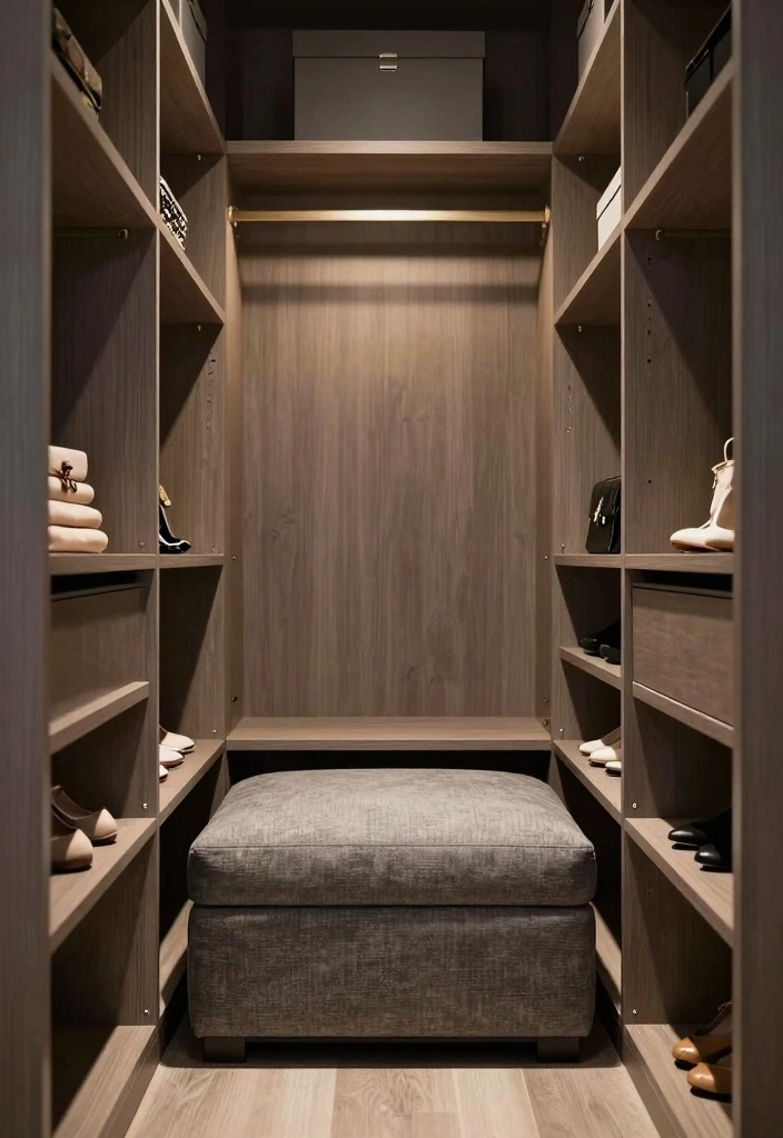 15 Long Narrow Bedroom Closet Ideas For Smart Storage 9. Use Multi Functional Furniture