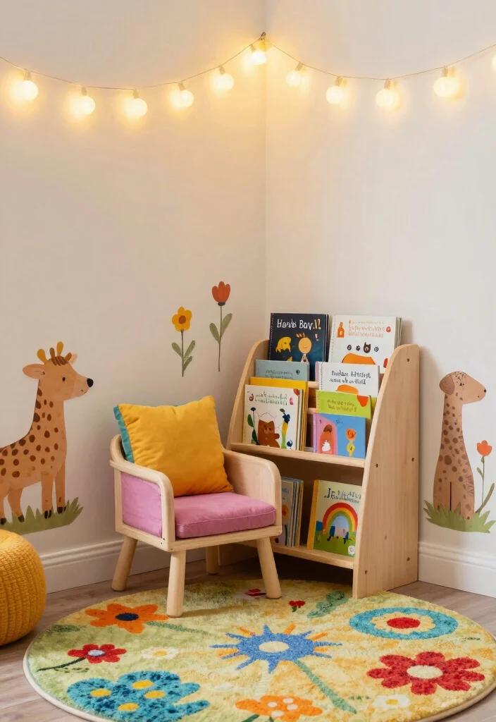 15 Toddler Girl Bedroom Decor Ideas With Sweet Charm 8. Story Corner
