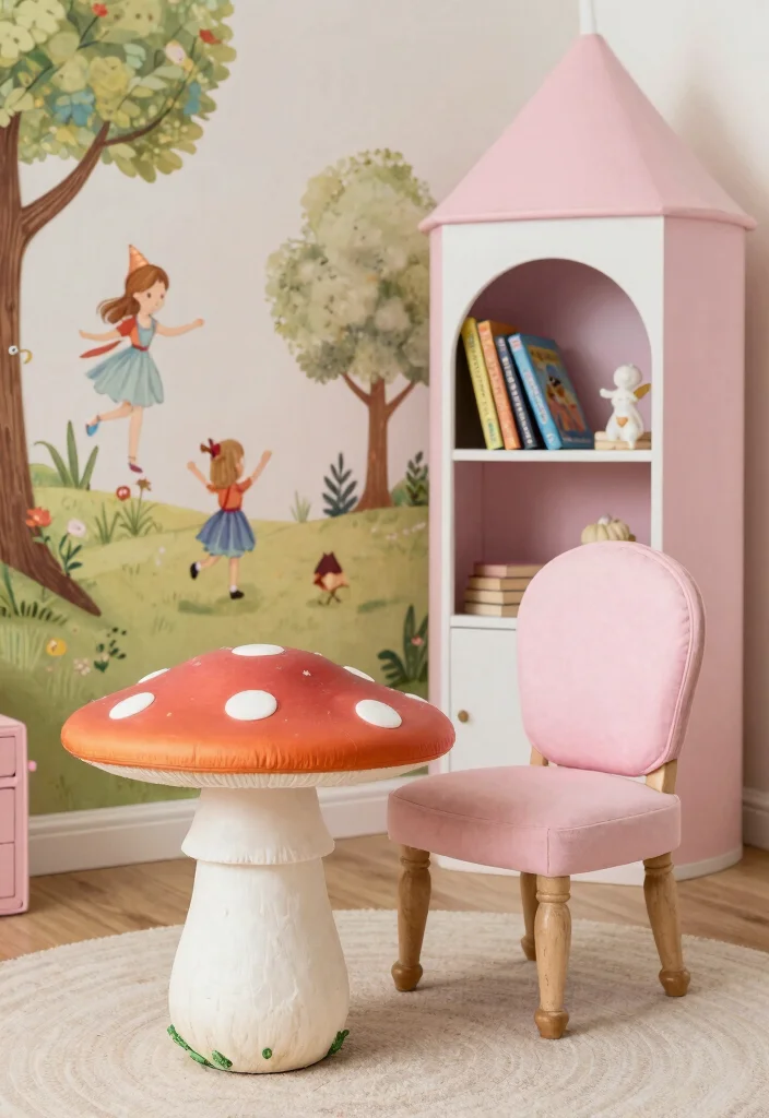 15 Toddler Girl Bedroom Decor Ideas With Sweet Charm 9. Themed Furniture