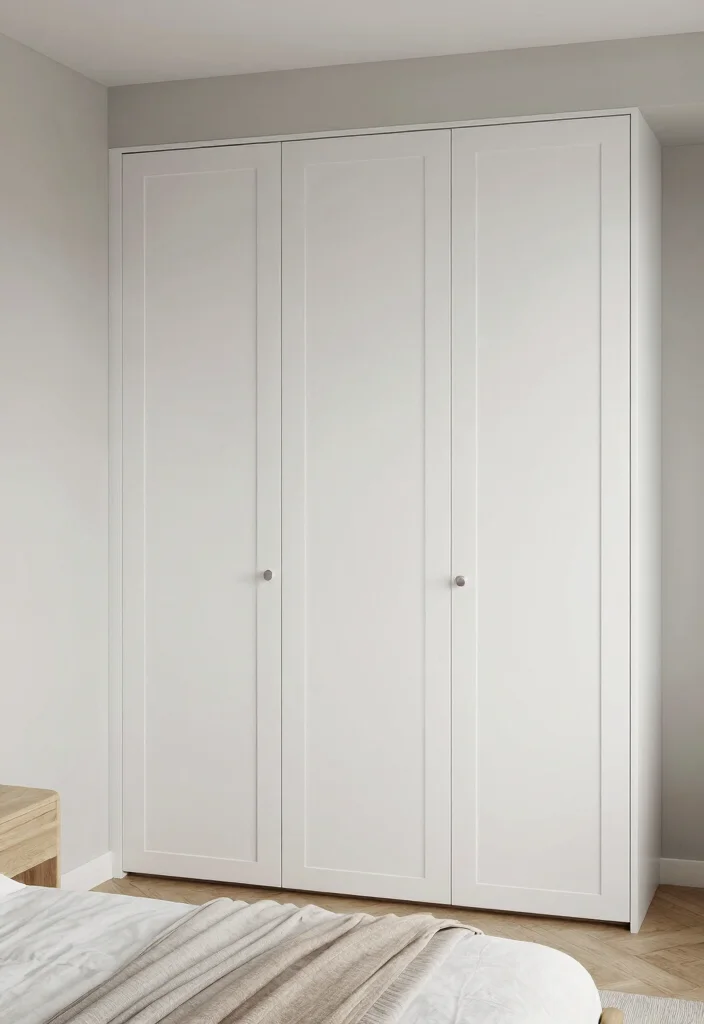 15 Wood Bedroom Closet Door Ideas With Warm Texture 6. Shaker Style Doors
