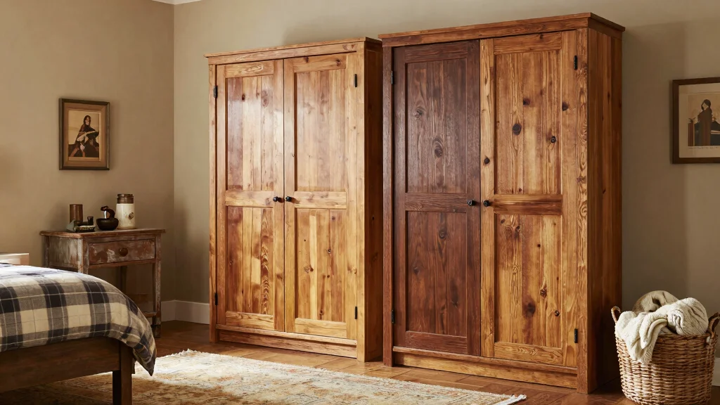 15 Wood Bedroom Closet Door Ideas With Warm Texture