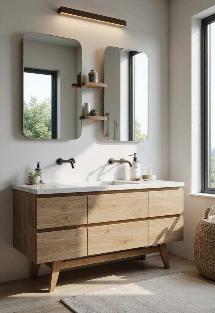 16 Bathroom Vanity Design Ideas You Should Save 7. Eco Friendly Materials