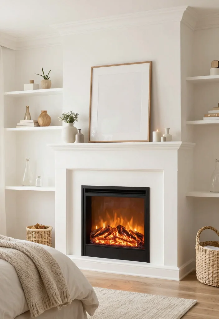 16 Built In Electric Fireplace Bedroom Ideas For Custom Design 16. Seasonally Adaptable Designs