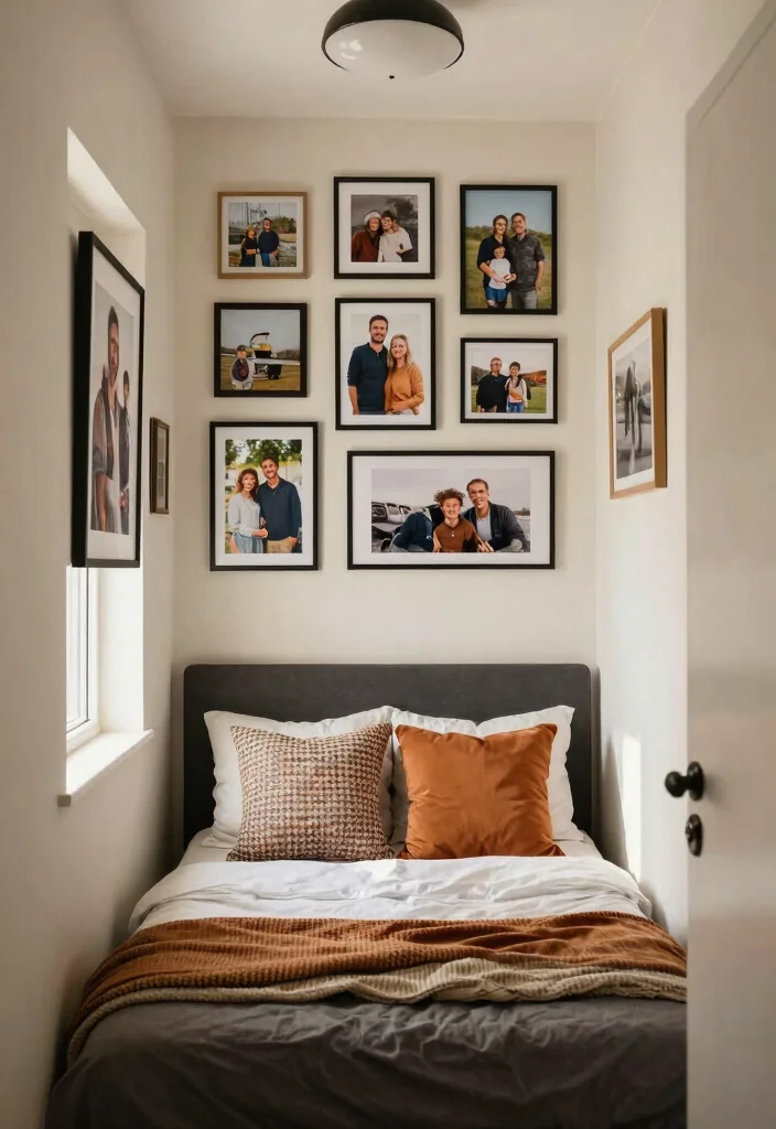 16 Long Narrow Bedroom Layout Ideas For Better Flow 15. Personalized Decor