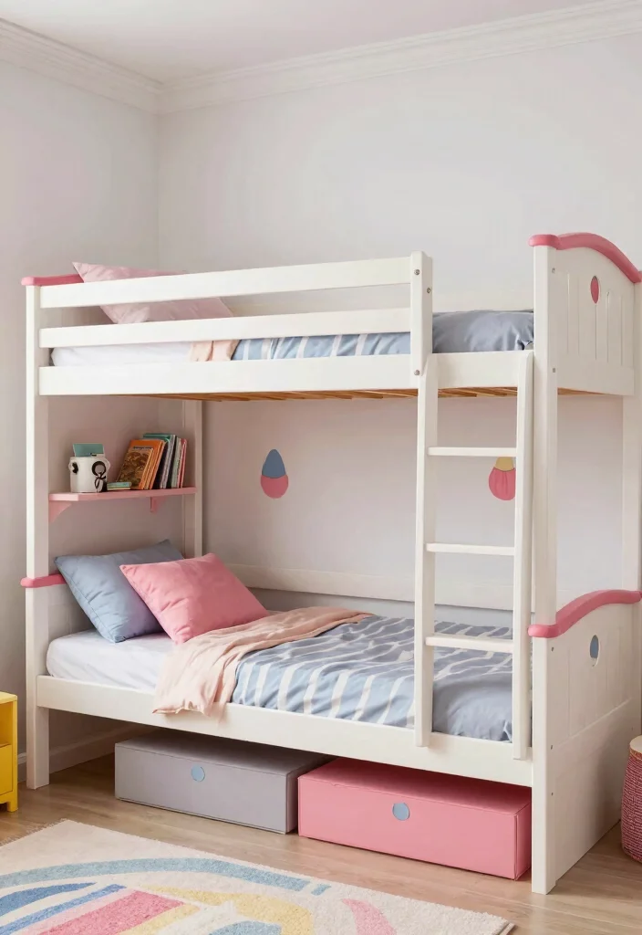 16 Toddler Girl Bedroom Bunk Bed Ideas For Small Rooms 15. Customized Bunk Bed Solutions