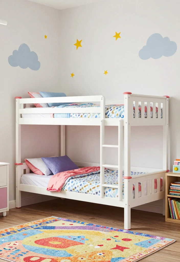 16 Toddler Girl Bedroom Bunk Bed Ideas For Small Rooms 3. Space Saving Corner Bunk Bed
