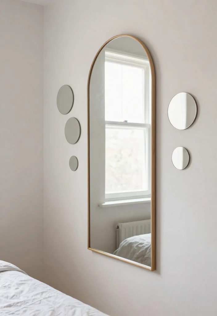 17 Long Narrow Bedroom Aesthetic Ideas That Look Intentional 5. Use Mirrors to Enhance Natural Light