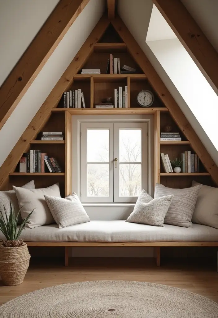 25 Attic Loft Bedroom Ideas That Make the Most of Every Angle 5. Cozy Nook