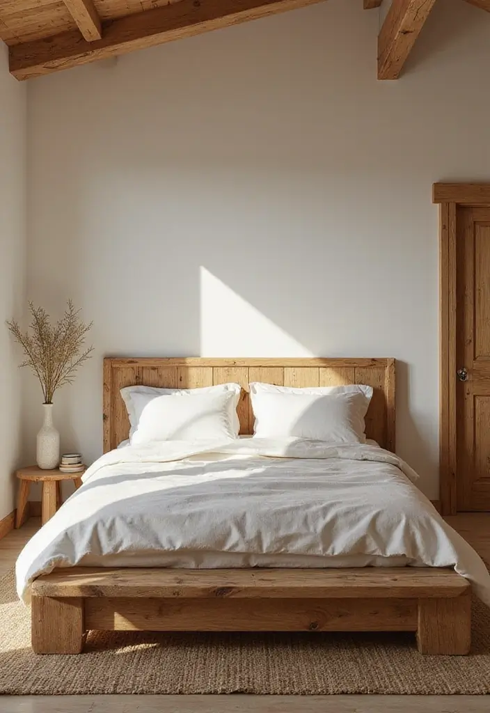 25 Bedroom Ideas Interior Design That Feel Modern Timeless 23. Natural Bed Frames
