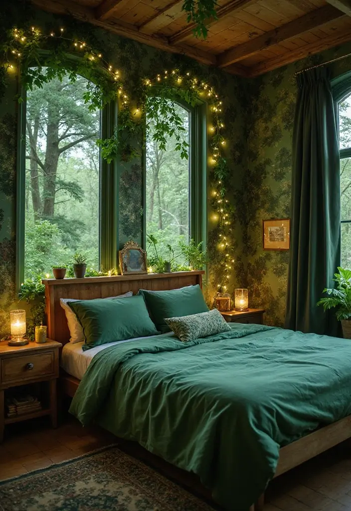 25 Bedroom Ideas for Two Sisters That Feel Like a Fairytale 1. Enchanted Forest Retreat