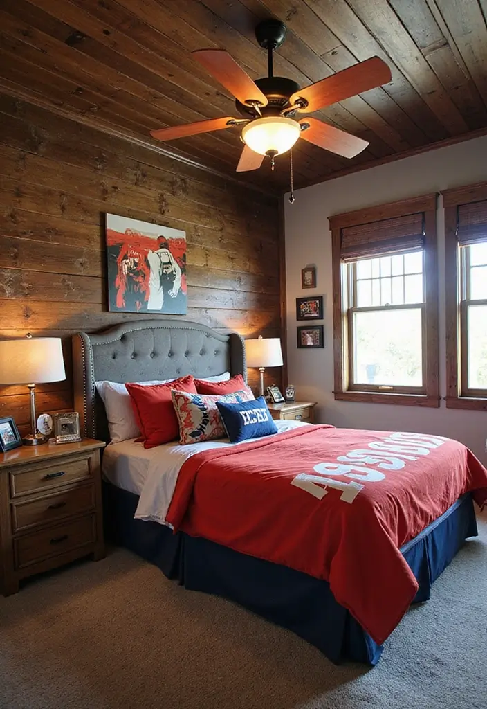 25 Bedroom Ideas for Two Sisters That Feel Like a Fairytale 17. Sporty Adventure Zone