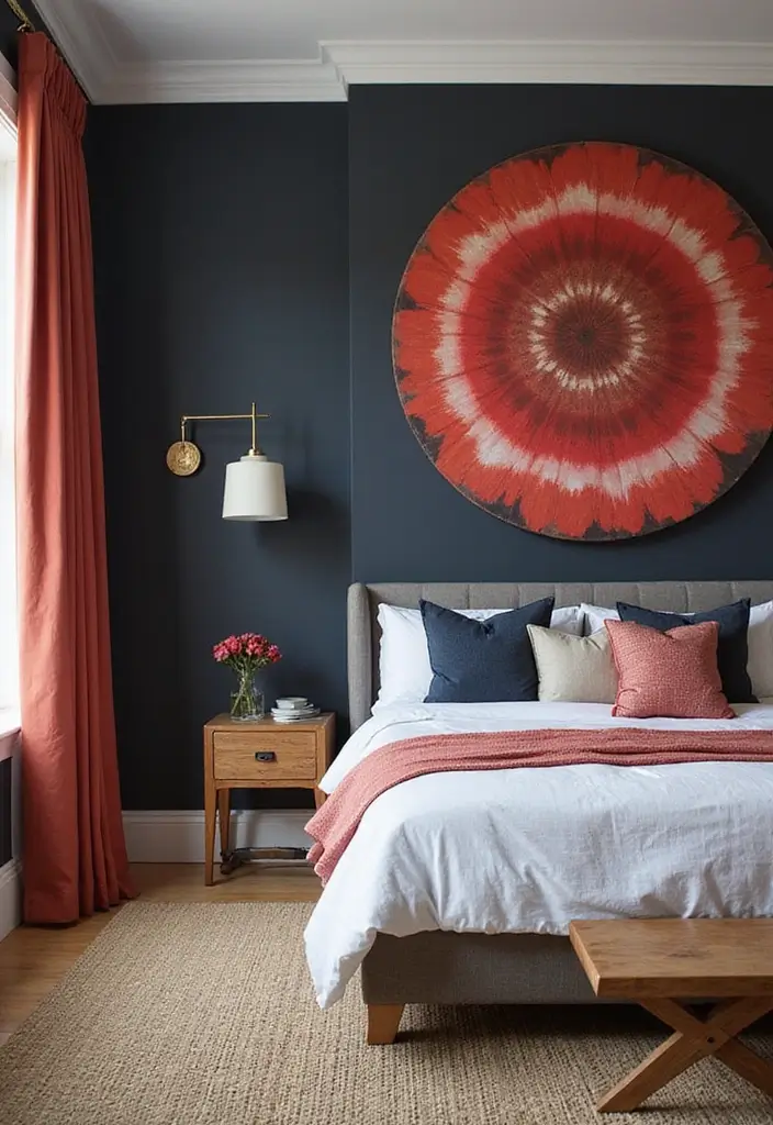 25 Bedroom Ideas for Women in Their 20s That Feel Chic Fresh 10. Bold Accent Walls