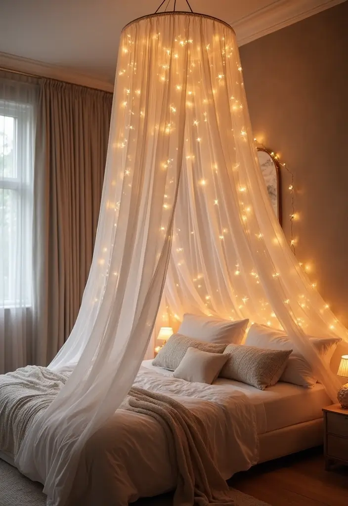 25 Bedroom Ideas for Women in Their 20s That Feel Chic Fresh 11. Whimsical Bed Canopies