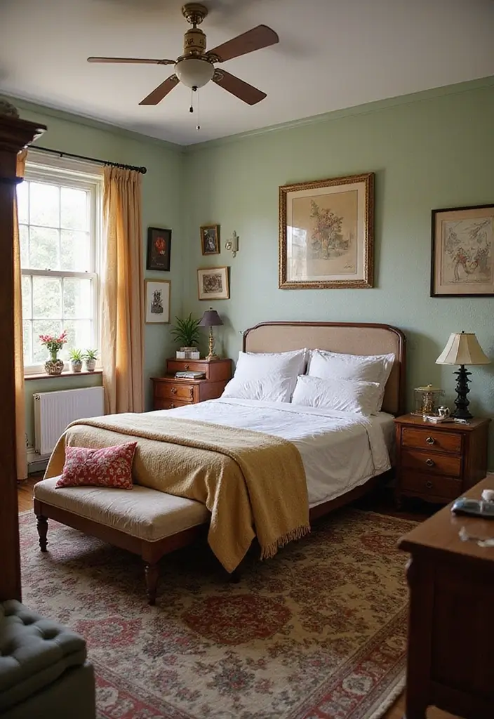 25 Bedroom Ideas for Women in Their 20s That Feel Chic Fresh 13. Vintage Finds