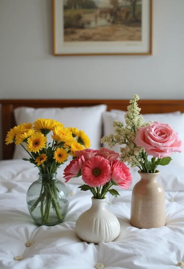 25 Bedroom Ideas for Women in Their 20s That Feel Chic Fresh 14. Fresh Floral Arrangements