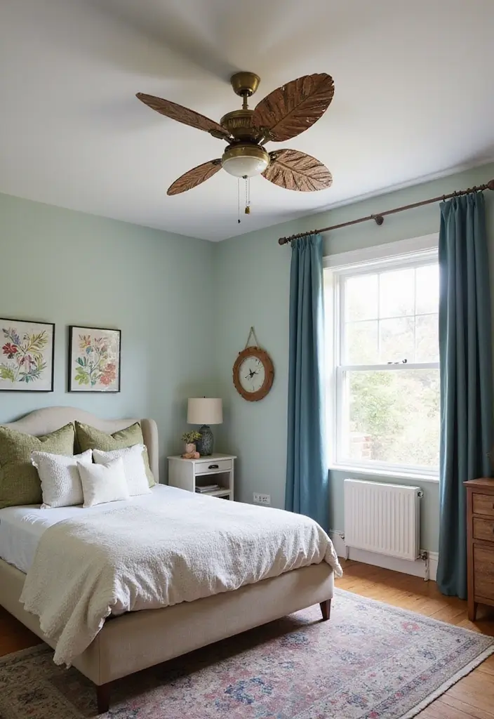 25 Bedroom Ideas for Women in Their 20s That Feel Chic Fresh 23. Stylish Ceiling Fans