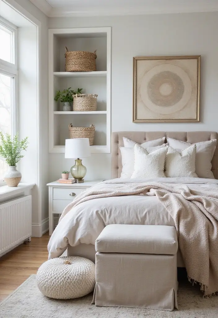 25 Bedroom Ideas for Women in Their 20s That Feel Chic Fresh 6. Smart Storage Solutions