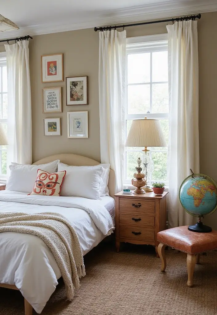 25 Cozy Bedroom Decor Ideas That Make Every Night Special 15. A Touch of Whimsy