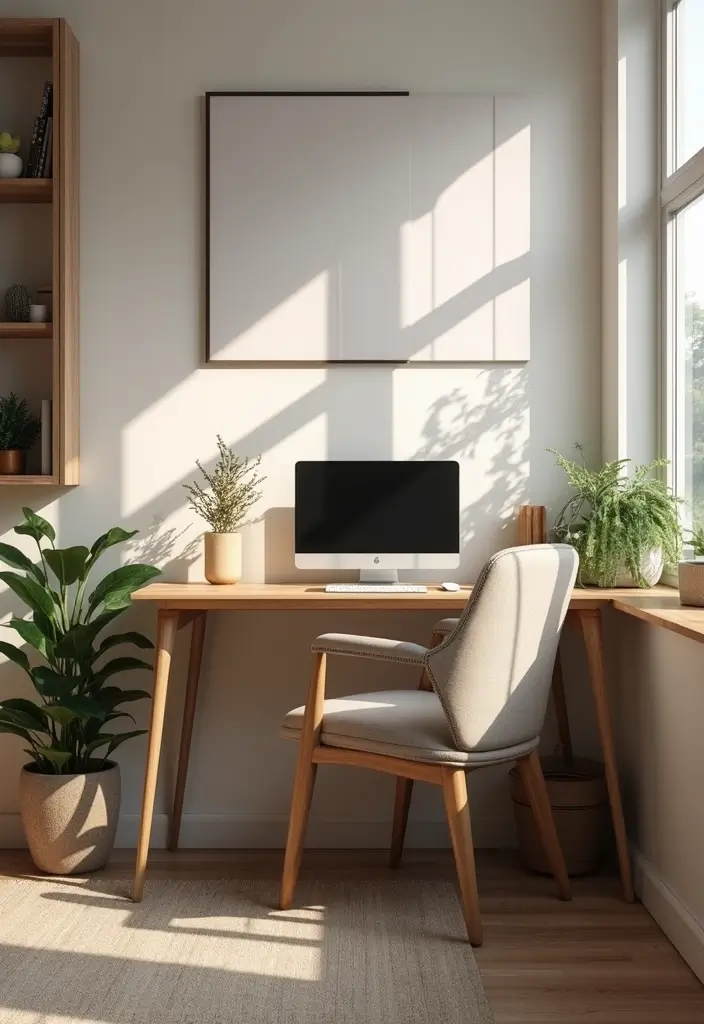 25 Cozy Bedroom Decor Ideas That Make Every Night Special 18. Cozy Workspace Corner