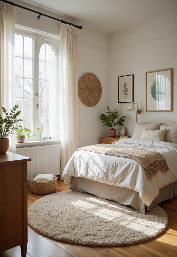 25 Cozy Bedroom Decor Ideas That Make Every Night Special 21. Rugs for Warmth