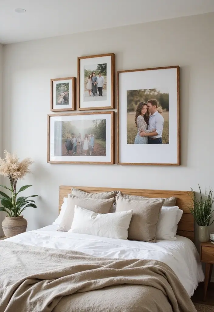 25 Cozy Bedroom Decor Ideas That Make Every Night Special 22. Customized Wall Art