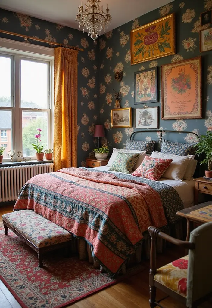25 Cute Bedroom Ideas Bloxburg That Are Easy to Recreate 11. Eclectic Mix Match