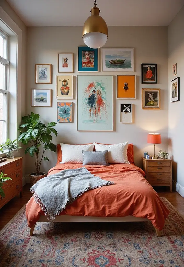 25 Cute Bedroom Ideas Bloxburg That Are Easy to Recreate 15. Art Lovers Paradise