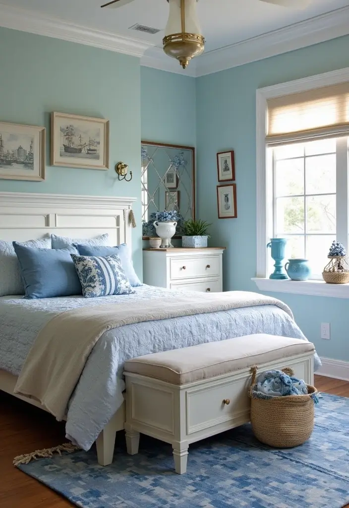 25 Cute Bedroom Ideas Bloxburg That Are Easy to Recreate 7. Nautical Escape